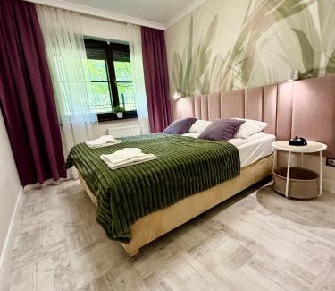 Szklarska Poreba Apartment | Dolina Wikingów-apartament typu Suite Deluxe z 16 m tarasem w ogrodzie, miejscem w garażu i dostępem do strefy Wellness