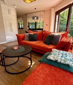 Szklarska Poreba Apartment | Dolina Wikingów-apartament typu Suite Deluxe z 16 m tarasem w ogrodzie, miejscem w garażu i dostępem do strefy Wellness