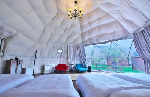 Kujukuri Cabin | Dome tent glamping with BBQ and bonfire area Ba/Sambu-gun Chiba