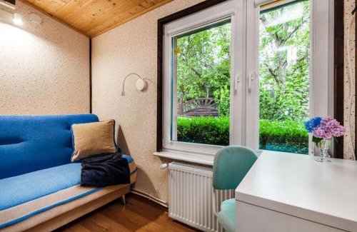 Szemud House | Domek Kamień - z tarasem, z kominkiem i altaną grillową - TOP lokalizacja przy jeziorze
