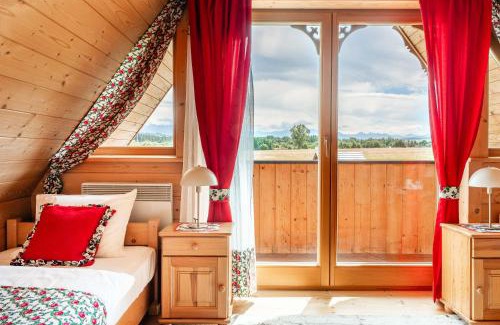 Szaflary Ski Chalet | DOMKI TATRY z jacuzzi i sauną w cenie - spokojna okolica - świetna dla rodzin z dziećmi lub grupy znajomych!
