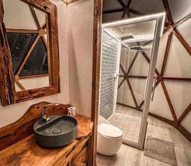 Sao Bento do Sapucai Ski Chalet | Domo Geodésico - Entre Chalés - Pet Friendly