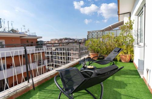 Quartiere XXII Collatino Apartment | Domvs Tibvrtina - Solarium Zone, Terrace, A-C, Roma