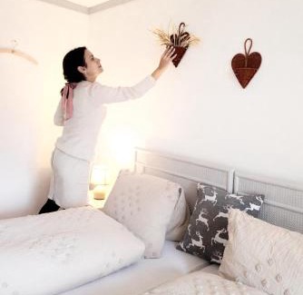 Darligen House | Doppelzimmer mit Terrasse