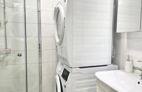 Koillinen District House | Double bed room in An apartment with lovely cats