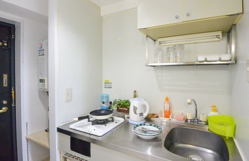 Shiroishi Apartment | Double Bedroom A 3 minutes walk from Shiroishi Sub - 402/Sapporo Hokkaidō