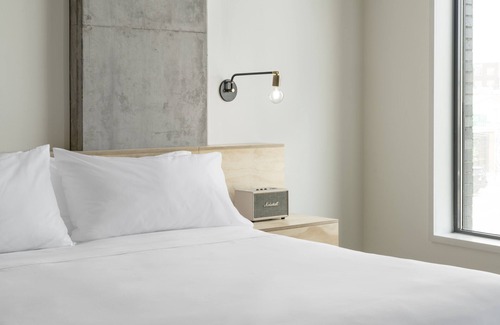 East Cesar Chavez Hotel | Double Room at Arrive Austin, City View, Dog-Friendly, Minutes to Zargosa Park!