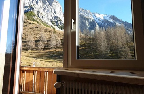 Ramsau am Dachstein Cabin | Double room "Dachstein" with shower, WC partly. Balcony - Berghotel Türlwand