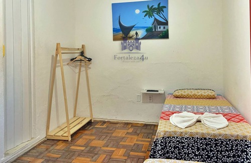 Aldeota House | Double room with private bathroom, Wi-Fi, air conditioning and TV.