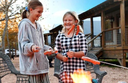 Seguin Other | Dream Glamping Destination: Stunning Tented Cabin on the Geronimo Creek in Seguin, Texas