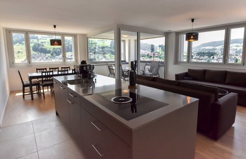 Kriens Apartment | Dream View Apt With Homecinema Netflix Loggia
