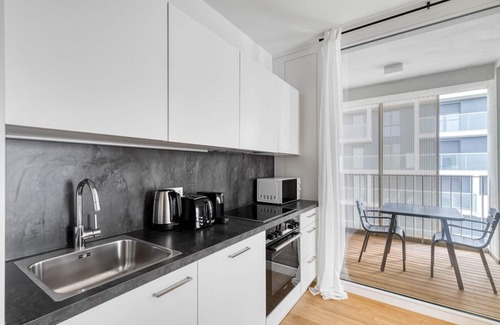 Vienna Apartment | Dreamy Donaumarina 1BR w/Balcony & Roof, nr metro U2, by Blueground