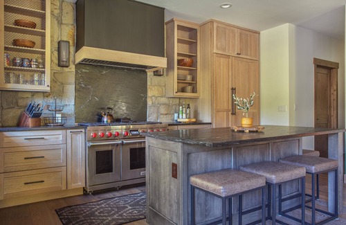 Frisco House | Dreamy home on river, mountain views, steps from town.