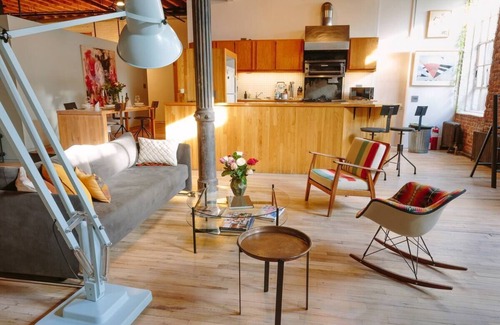 Greenwich Village Apartment | Dreamy Village dream Loft w/HUGE open office, piano, full floor, plants 350sqft