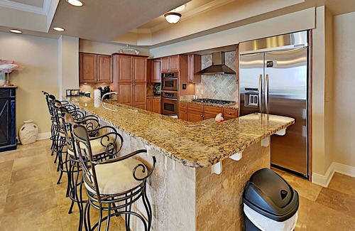 Crystal Beach Condo | Dunes of Crystal Beach 302 | large balcony, beach + pool access