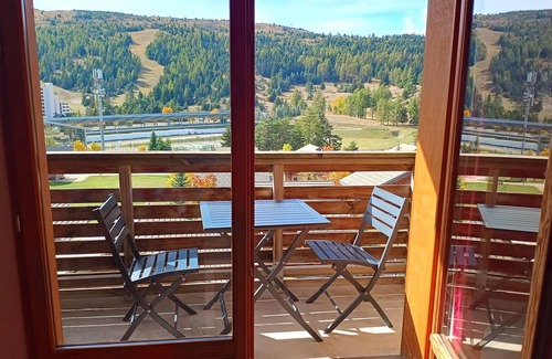 Saint-Etienne-en-Devoluy Apartment | Duplex 2 Rooms for 4 with Pool Access, Ski Storage, and Balcony near Slopes