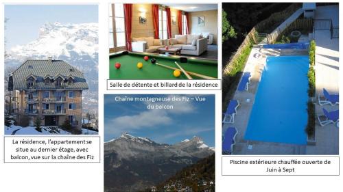 Saint-Gervais-les-Bains Apartment | Duplex 6 pers, avec 8 couchages, garage, WIFI, calme, proche des pistes, top équipé et linges fournis, vue magnifique