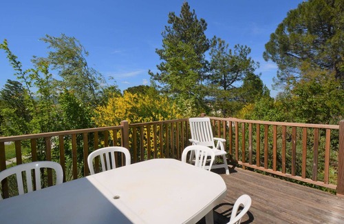 Rouret House | Duplex for 6 with Private Terrace in Grospierres