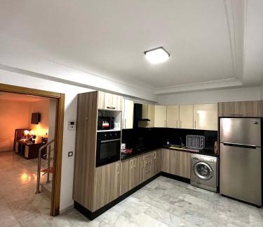Mohammedia Apartment | Duplex moderne à 1 minute à pied de la plage- Résidence Miramar Mohammedia