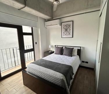 Zona 10 Apartment | EÓN 11 - Moderno, vista volcán, aire acondicionado