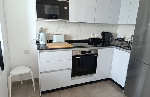 Gibraltar Apartment | E1 Spacious Studios, Fantastic Sea, Beach, Sunrise and Sunset View, HIgh Floor