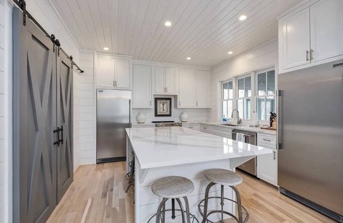 Crane Hill House | Easiest Steps to Private Dock on Serene Cove ~ 3 Primary Suites Plus 7 Twin Beds