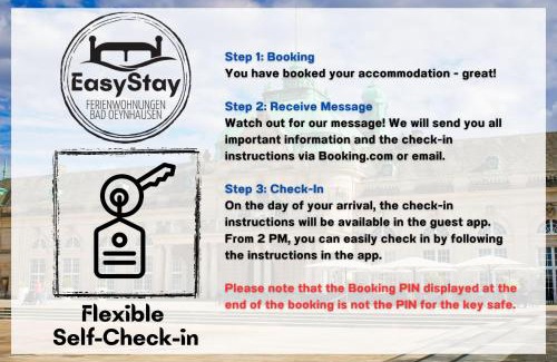 Bad Oeynhausen Apartment | EasyStay#1 Cozy Studio in Kliniknähe, mit Netflix,Küche & Bad