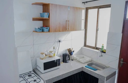 Kinyozi Apartment | Ebony Home 2 Br Wi-Fi Parking Hot shower