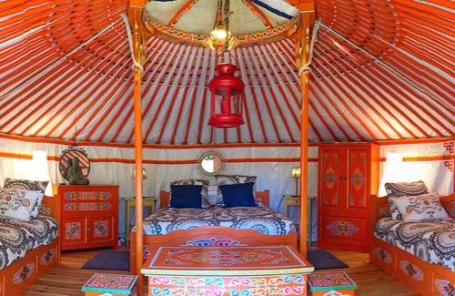 Saint-Antheme Apartment | Eco Yourte Les Airelles