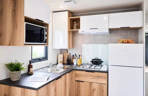 Pouzauges House | Eden Trio mobile home - 3 bedrooms + TV sleeps 6