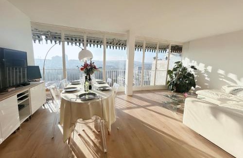 Republique–Point-du-Jour Apartment | EIFFEL TOWER SEINE RIVER VIEW PARIS 88 square meters