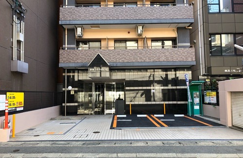 Hakata-ku Apartment | Ekinan Uchiyama Building 1 Room plan wrapped in Hakata textile, the traditional culture of Hakata