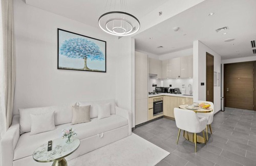 Nad Al Sheba Apartment | Elegant 1BR w/Bedroom Balcony | Sobha Crest