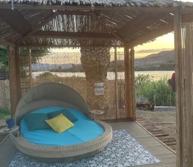 Bullhead City Villa | Elegant Fishers Riverfront Paradise Private Beach