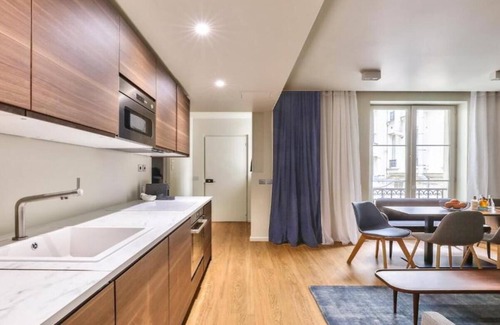 Quartier de la Folie-Mericourt Apartment | Elegant Haussmannian Retreat in the Heart of Paris