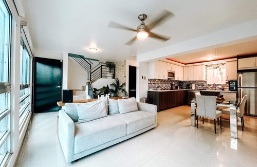 Santurce Villa | Elegant Modern PH W/Balcony & Parking