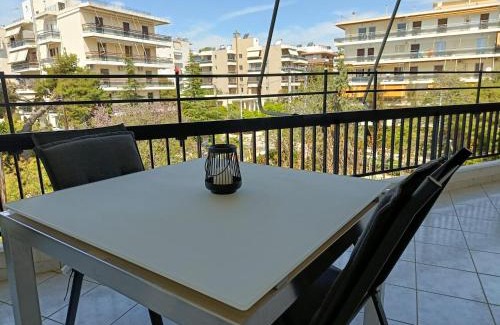 Marousi Apartment | Elegant Renovated 1-Bedroom Flat with Park View
