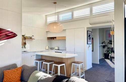 St. Clair Villa | Elevated architectural home with stunning sea views