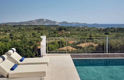 Lithakia Villa | Elevated villa overlooking countryside, free WIFI