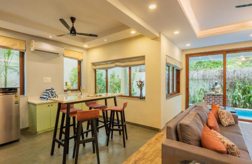 Siolim Villa | ELIVAAS 3 BHK Pool & Bar - Villa Judiline