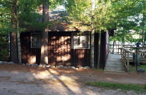 St Germain Cabin | Enchanting lakeside cabin on Little Saint Germain with amazing views and sandy b