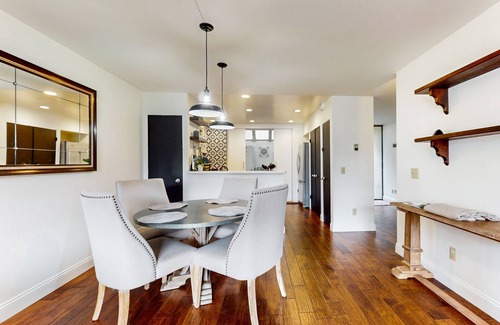 High Meadows Condo | Enchanting Snowbird retreat with pool, tennis, fireplace, & patio - dogs welcome