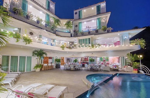 Colonia 5 de Diciembre Villa | Enjoy 10% OFF In NYE`S - 7 Level`s House With Ocean Views In Puerto Vallarta!