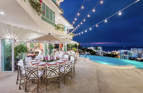 Colonia 5 de Diciembre Villa | Enjoy 10% OFF In NYE`S - 7 Level`s House With Ocean Views In Puerto Vallarta!