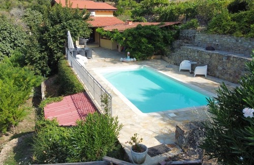 Camporosso House | Enjoy nature in all privacy with pool. Beautiful view on vinyards and sea.