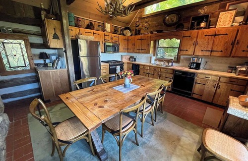 Wolf Laurel House | Enjoy this 100+ year old cabin in the gated Wolf Laurel Resort community.
