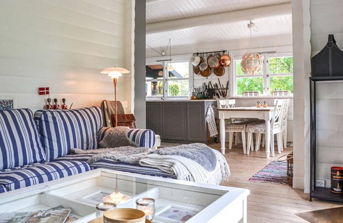 Olsted House | Enjoy this well-appointed vacation home, which has a great location right by the fjord.