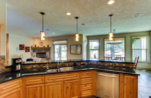 Redmond House | Enormous Eagle Crest home with private hot tub, shared pool, & resort amenities