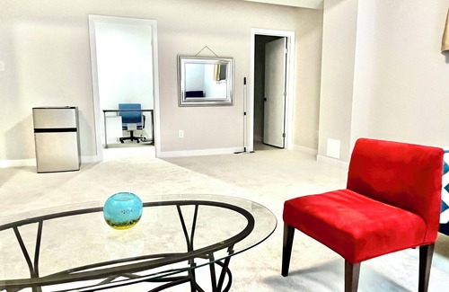 Ottawa Division House | Entire basement with large windows, private full bathroom and office