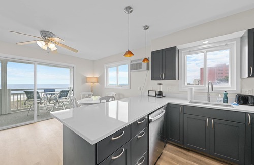 Midtown Ocean City House | EPIC RENOVATED PENTHOUSE Direct Oceanfront Huge Balcony View